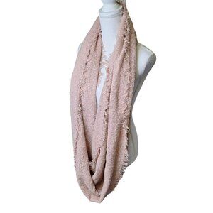 Ardene Large Pink Scarf Inifinity‎ Long Soft Warm Wide Fring